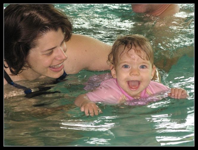 Swimming is awesome!